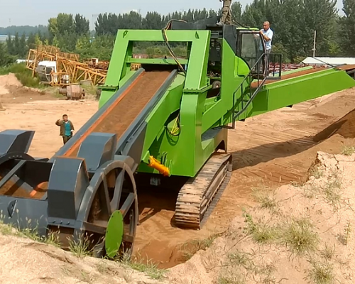 JXLQ-500 Crawler mobiles Doppelschaufelrad